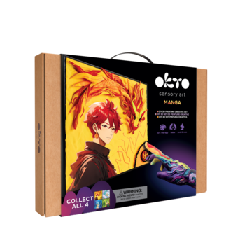 Набор для креатива 3D картина MANGA Огонь (29*29 cm) (ETC20039)