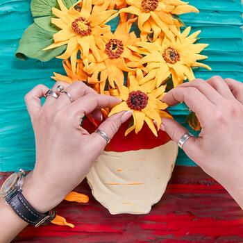Набор для креатива 3D картина Sunflowers (30*40 cm) (ETC10008)
