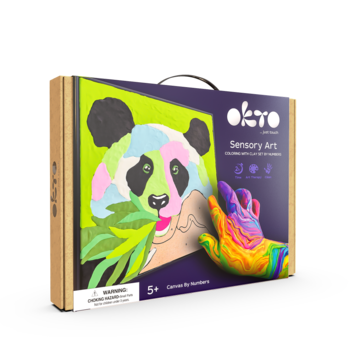 Radošais komplekts Modelēšanas masas - 3D glezna Panda (30*30 cm) (ETC20000)