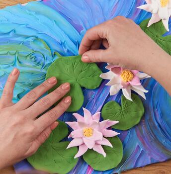 Набор для креатива 3D картина Water lillies (30*40 cm) (ETC10003)