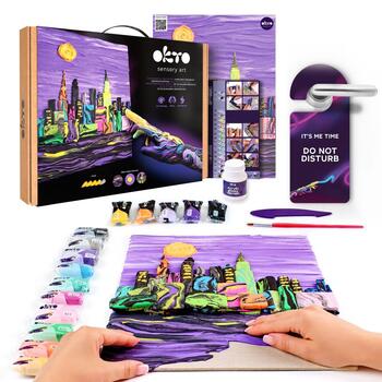 Radošais komplekts Modelēšanas masas - 3D glezna New York Skyline (30*40 cm) (ETC10040)