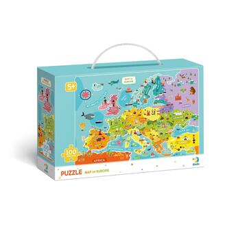 Attīstošā puzle Puzle Eiropas karte 100 gab. (ETC300124)