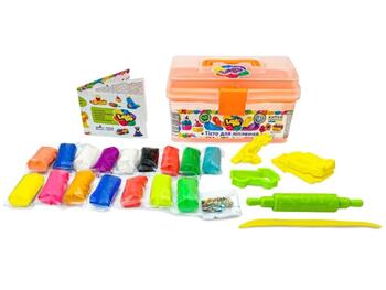 Radošais komplekts Modelēšanas mīkla Play Dough - Chest box Orange (ETC41120)