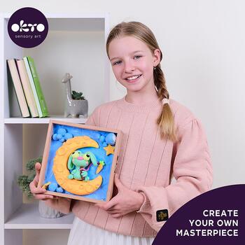 Radošais komplekts Air clay Modelēšanas masas komplekts Little Worlds Bunny Moon (ETC20032)