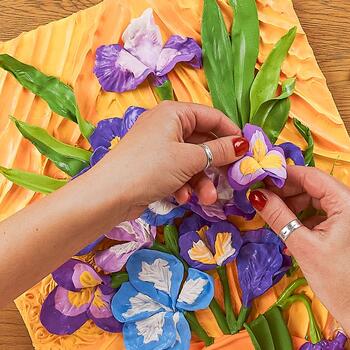 Набор для креатива 3D картина Irises (30*40 cm) (ETC10007)