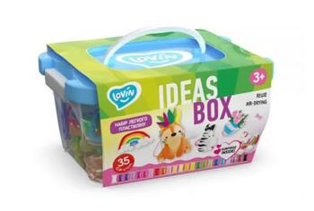 Radošais komplekts Modelēšanas mīkla (lēkājošais plastilīns) Ideas box (ETC70108)