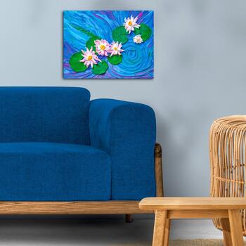 Набор для креатива 3D картина Water lillies (30*40 cm) (ETC10003)