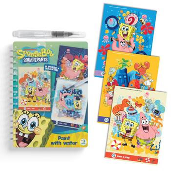 Galda spēles Krāsojiet ar ūdeni komplekts Sponge Bob (ETC200642)