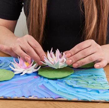 Набор для креатива 3D картина Water lillies (30*40 cm) (ETC10003)
