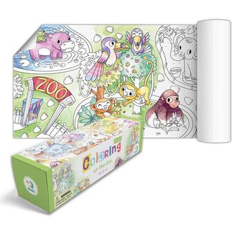 Galda spēles Krāsojams plakāts Zoo (ETC300327)
