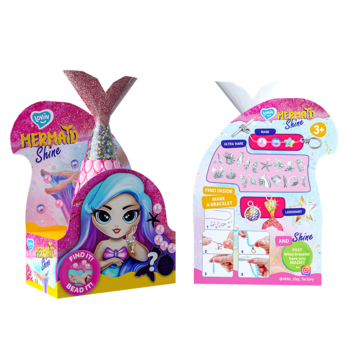 Antistresa rotaļlieta Gļotas - slaims Mermaid Shine Pink un Charms pārsteigums (ETC80130)