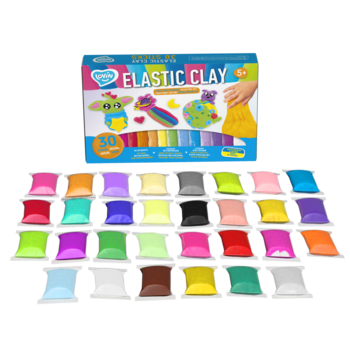 Набор для креатива Масса для моделирования (прыгающий пластилин) Elastic 30 шт.  (ETC70141)