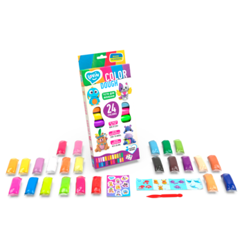 Radošais komplekts Modelēšanas mīkla Play Dough - Asorti 24 krāsas (ETC41184)