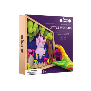 Radošais komplekts Air clay Modelēšanas masas komplekts Little Worlds Bat (ETC20033)
