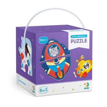 Игрушки для малышей Пазл Транспорт 2-3-4 el.  (ETC300154)