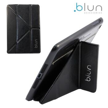 Blun MHS Eko ādas sāniski atverams maks ar stendu Samsung T230 Galaxy Tab 4 7.0 Melns (BL-MHS-SA-T230-BK)
