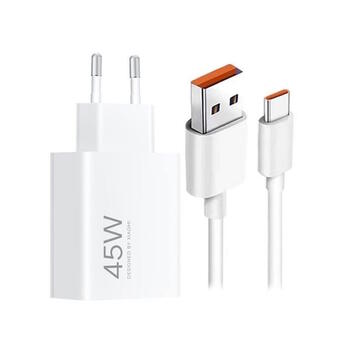 Xiaomi MDY-17-EF 45W lādētājs + 3A vads USB-C 1m (OEM) (MDY-17-EF/OEM)