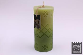 Baltic Candles "Символ Jumis" / burning time 45h (60x140mm) Green (39012)