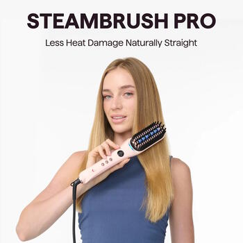 Wavytalk Thermal Brush SteamBrush Pro Gaisa matu veidotājs Pink (Wavytalk-3938)