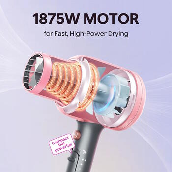 Wavytalk Blown Away Matu fēns ar 3-iem uzgaļiem Pink (Wavytalk-3686)