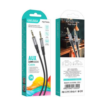iKaku KSC-892 LIANYI AUX Audio vads 3.5mm uz 3.5mm Jack 1m Black (KSC-892)