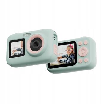 SJCam FunCam Plus Детская Фото/Видео камера 10MP HD 1080p 2.4" LCD 650mAh Батарея Green (SJ-FUNPLUS-GE)