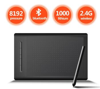 VSON WP9625N LetSketch Profesionāls Grafiskais Planšetdators ar USB Melns/Sarkans (WP9625N)