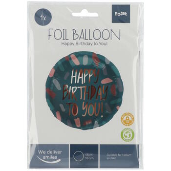 Folat Folija gaisa balons "Happy Birthday" 45cm (67915)