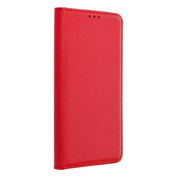 TakeMe Magnēstikas Fiksācijas Sāniski atverams maks bez klipša Samsung Galaxy A73 5G (A736B) Sarkana (TM-MA-SA-A735G-RE)
