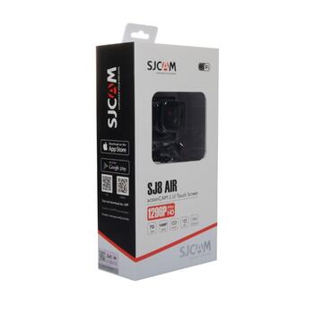 SJCam SJ8 Air Wi-Fi Ūdendroša 30m Sporta Kamera 14.2MP 1728X1296 30fps HD 2.33" IPS Touch LCD ekrāns Melna (SJ8AIR-BK)
