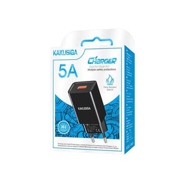 iKaku KSC-1643 MINGKANG 5A сетевой адаптер - зарядка с x1 USB портом Black (KSC-1643)
