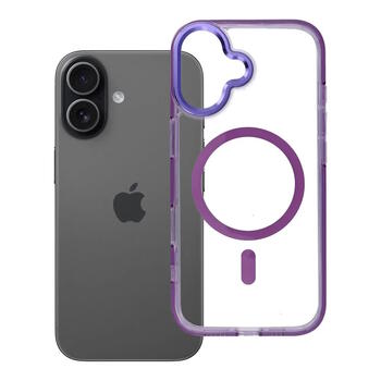 Riff Clear Hybrid Mag Cover Frame Чехол для Apple iPhone 17 Purple (RF-HYB-IP17-PU)