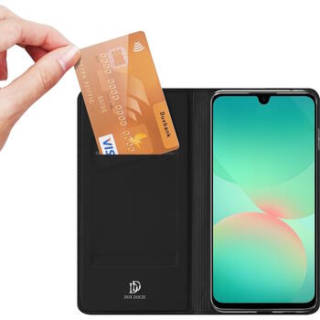 Dux Ducis Skin Pro sāniski atverams maks priekš Samsung Galaxy A276 A27 5G Black (DU-SP-A27-BK)