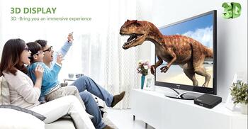 Tanix W2 S905W2 64-bit Quad Core ARM Cortex A53 Konsole 4K Ultra HD Android TV kaste ar tālvadības pulti Android 11 Smart TV 2Gb + 16GB Melns (TANIX-W2-A-2GB-16GB)