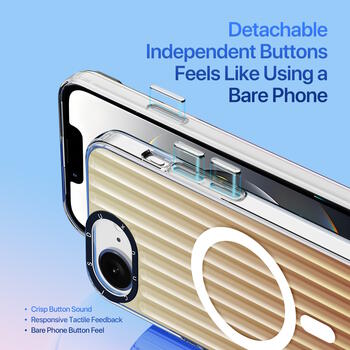 Dux Ducis ZEST aizmugurējais maciņš preks Apple iPhone 16e / iPhone 17e Gradient Desert Gold (DU-ZE-IPH16E-GO)