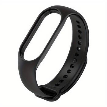 Riff Силиконовый ремешок для Xiaomi Mi Band series 3 / 4 / 5 / 6 / 7 Black (RF-MIB3/7-BK)