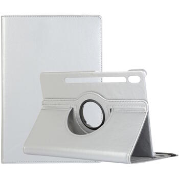 Riff President sērijas Planšetdatora maks ar rot. stat. mehān. priekš Samsung Tab S4 10.5 T830 T835 2018 Silver (RF-PR-SAM-T830/835-SI)