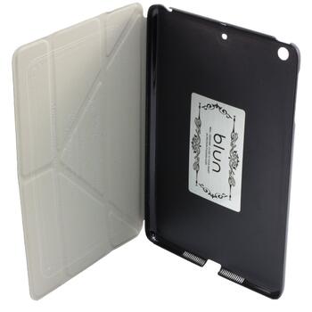 Blun MHS Eko ādas sāniski atverams maks ar stendu Samsung T230 Galaxy Tab 4 7.0 Melns (BL-MHS-SA-T230-BK)
