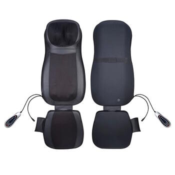 Riff MSR-01 masāžas spilvens ar apsildi un daudzfunkcionāliem masāžas līmeņiem Black (RF-MSR01)