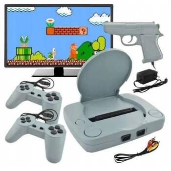 Riff RF-2GUN Ретро консоль с 22 встроенными 8-битными играми + 2 Джойстиками + Игровой пистолет (RF-2GUN)