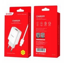 Kaku KSC-396 Smart USB Socket 2.4A Зарядное устройство + кабель microUSB 1 м (KSC-396M)
