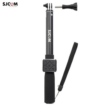 SJCam Оригинальное J6 Legend J7 Star M20 Универсальный Selfie Stick (28-90cm) + Bluetooth Пульт управления Черный (SJ-ACC-STICKBT-BK)