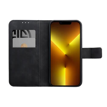 Riff Tender Eco ādas maks grāmatiņa priekš Samsung Galaxy S25 FE S731B Black (RF-TEN-S25FE-BK)
