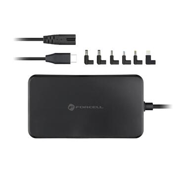 Forcell F-Energy E856 Универсальное зарядное устройство для ноутбука 65W USB-C + 6 переходников (E856)