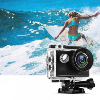 Riff SPK-1 Ultra HD 4K 16Mpix Wi-Fi Спорт Камера с 2'' LCD Пультом & 8x Фикс креплениями Синяя (RF-SPK1-BLUE)