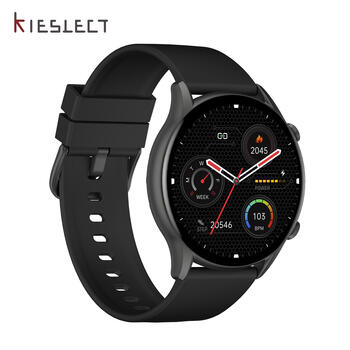 Kieslect Kr Calling Смарт-часы с фитнес/ трекером / c пульсометром и Amoled 1.32" экраном/ Чёрный (KR-BLACK)