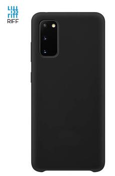 Riff Тонкий & Мягкий силиконовый чехол-крышка с мягкой подкладкой для Samsung Galay S20 G980 Black (RF-SC-S20-G980-BK)