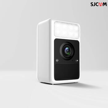 SJCam S1 2K Комнатная & Уличная IP65 HD Камера с емким аккумулятором & Ночным видением 2.33'' LCD Белый (S1-WH)