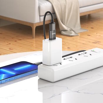 Hoco UA17 Adapteris Type-C uz USB-A Black (UA17/TYPEC-USBA)