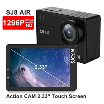 SJCam SJ8 Air Wi-Fi Ūdendroša 30m Sporta Kamera 14.2MP 1728X1296 30fps HD 2.33" IPS Touch LCD ekrāns Melna (SJ8AIR-BK)